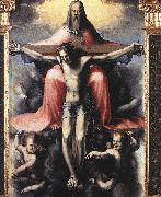 BECCAFUMI, Domenico Trinity (detail) df oil painting reproduction